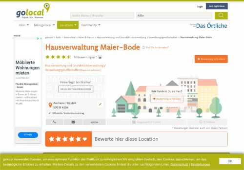 
                            8. Hausverwaltung Maier-Bode - 14 Bewertungen - Köln Braunsfeld ...