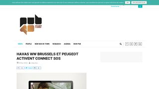 
                            12. Havas WW Brussels et Peugeot activent Connect SOS - PUB.be