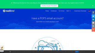 
                            8. Have a POP3 email account? - Mailbird