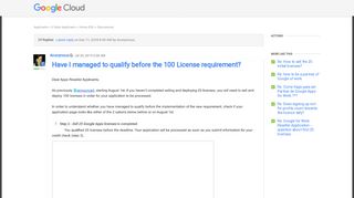 
                            12. Have I managed to qualify before the 100 Licens... | Cloud Connect ...