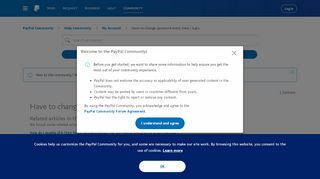 
                            13. Have to change password every time I login - PayPal Community
