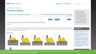 
                            9. Have you downloaded the VMware Partner Central App? - Partner ...