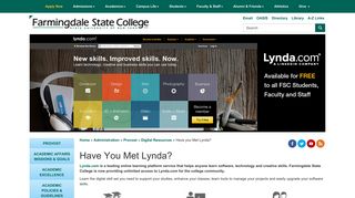 
                            9. Have you Met Lynda? - Farmingdale State College