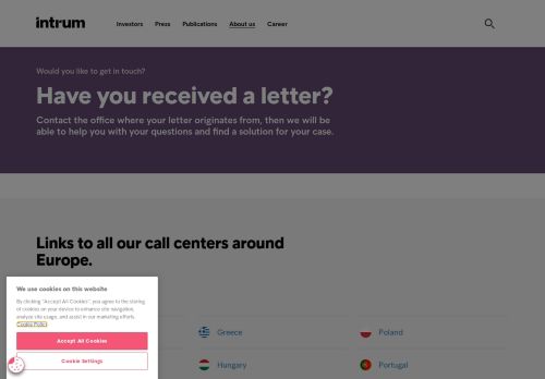 
                            4. Have you received a letter? | Intrum