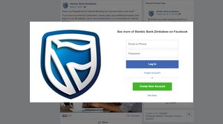 
                            11. Have you Registered for Internet Banking... - Stanbic Bank Zimbabwe ...