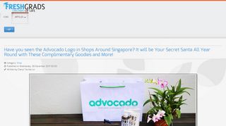 
                            5. Have you seen the Advocado Logo in Shops Around Singapore? It will ...