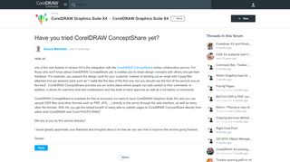 
                            1. Have you tried CorelDRAW ConceptShare yet? - CorelDRAW ...