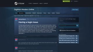 
                            6. Having a login issue. :: Digimon Masters Online Game Errors, Help & Fix