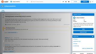 
                            7. Having issues connecting rusty to server. : playrustadmin - Reddit