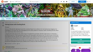 
                            2. Having issues with Dueling Book : yugioh - Reddit