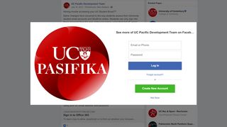 
                            12. Having trouble accessing your UC Student... - UC Pacific ... - Facebook