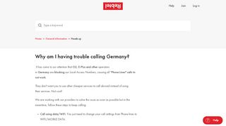 
                            8. Having trouble calling from Germany - Rebtel.com