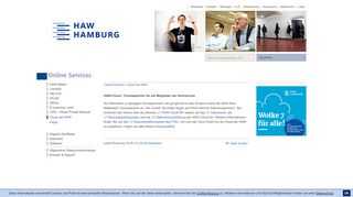 
                            2. HAW-Cloud: Online-Services: HAW Hamburg