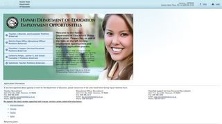 
                            7. Hawaii Department of Education - Employment Opportunities Information