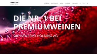 
                            7. Hawesko Holding – Die Hawesko Holding AG ist Deutschlands ...