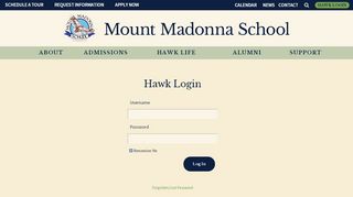
                            12. Hawk Login : Mount Madonna School