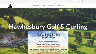 
                            9. Hawkesbury Golf & Curling Club: Home