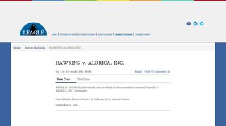 
                            12. HAWKINS v. ALORICA, INC. - Leagle.com