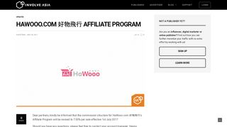 
                            8. HaWooo.com 好物飛行 Affiliate Program - Involve Asia / ...