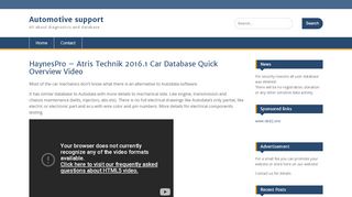 
                            13. HaynesPro - Atris Technik 2016.1 Car Database Quick Overview ...