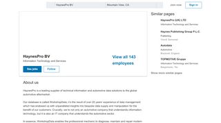
                            11. HaynesPro BV | LinkedIn
