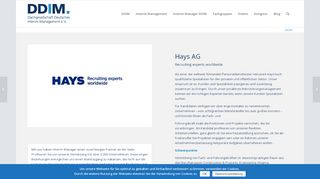 
                            11. Hays AG | DDIM