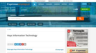 
                            11. Hays Information Technology | Expresso Emprego