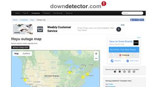 
                            5. Hayu down? Current problems and outages | Downdetector