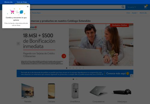 
                            7. Haz tus compras por internet | Walmart tienda en línea