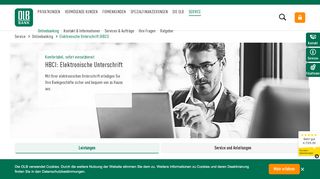 
                            8. HBCI – elektronische Unterschrift für Ihr Online-Banking - OLB