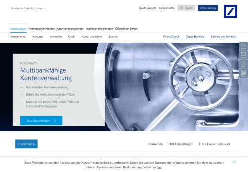 
                            6. HBCI/FinTS – Deutsche Bank Privatkunden