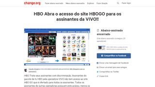 
                            4. HBO Abra o acesso do site HBOGO para os assinantes da VIVO!!