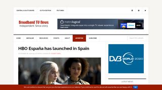 
                            5. HBO España has launched in Spain - Broadband TV News