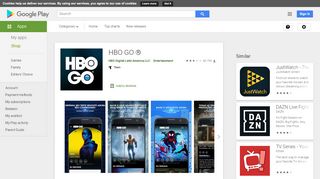 
                            6. HBO GO ® – Apps no Google Play