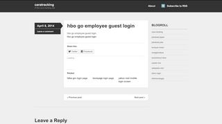 
                            9. hbo go employee guest login | caratracking