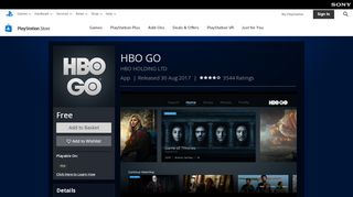 
                            8. HBO GO on PS4 | Official PlayStation™Store Romania