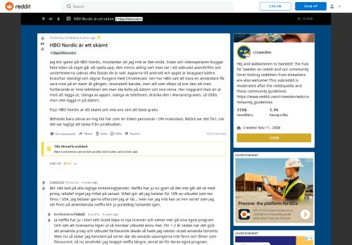 
                            8. HBO Nordic är ett skämt : sweden - Reddit