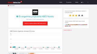 
                            1. HBO Nordic ei toimi? Tämänhetkiset ongelmat ja katkokset ...