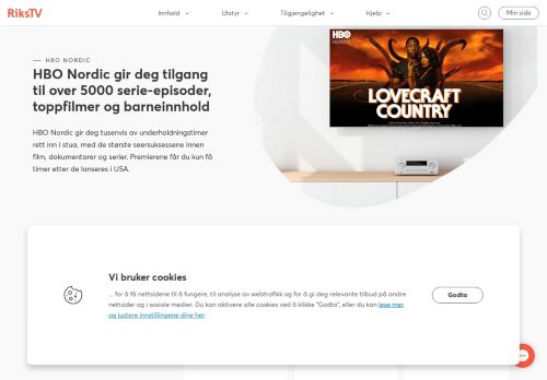 
                            9. HBO Nordic i RiksPakken - Se TV overalt | RiksTV