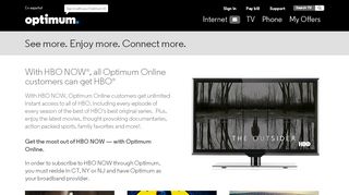 
                            10. HBO NOW through Optimum