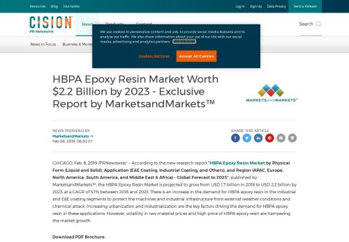 
                            1. HBPA Epoxy Resin Market Worth $2.2 Billion by 2023 - Exclusive ...