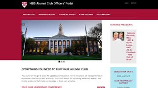 
                            4. HBS Alumni Club Officers' Portal - Alumni Login