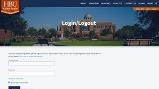 
                            5. HBU Connect - Login - iModules