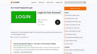 
                            13. Hcc Oracle Peoplesoft Login