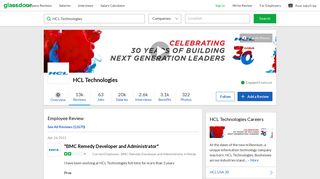 
                            8. HCL Technologies - BMC Remedy Developer and Administrator ...