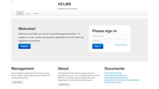 
                            2. HCLMS : Login