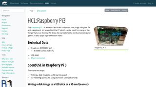 
                            2. HCL:Raspberry Pi3 - openSUSE Wiki