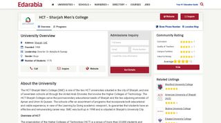 
                            9. HCT - Sharjah Men's College (Reviews) Sharjah, UAE - Edarabia
