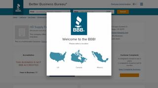 
                            8. HD Supply Facilities Maintenance | Better Business Bureau® Profile