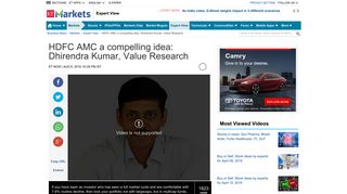 
                            9. HDFC AMC a compelling idea: Dhirendra Kumar, Value Research